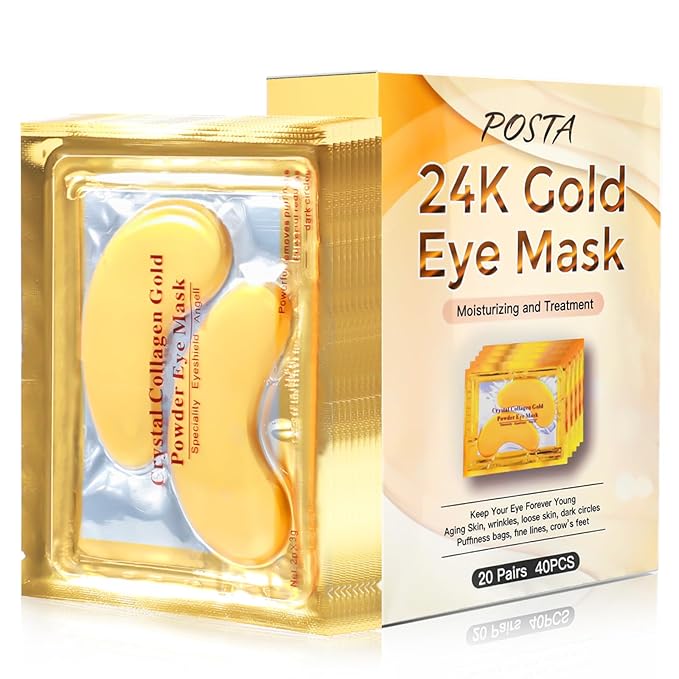 24k gold eye mask, 20