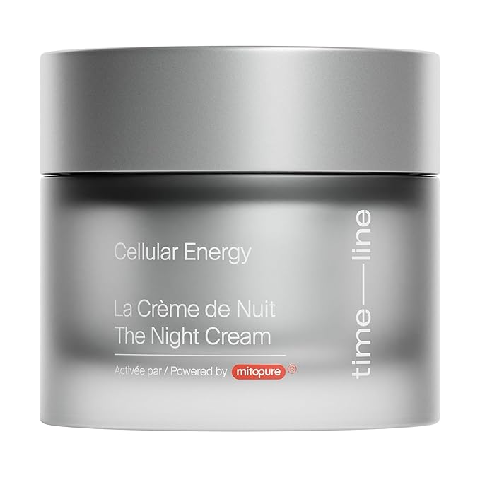 Timeline The Night Cream powered by Mitopure (Urolithin A) Helps skin regenerates overnight, clinically proven to boost skin hydration, significantly reduce wrinkles appearance. 1.69oz (50ml)