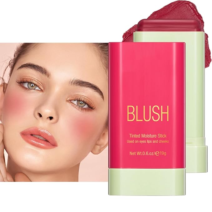 Blush Stick, Cream Blush Stick for Cheeks &