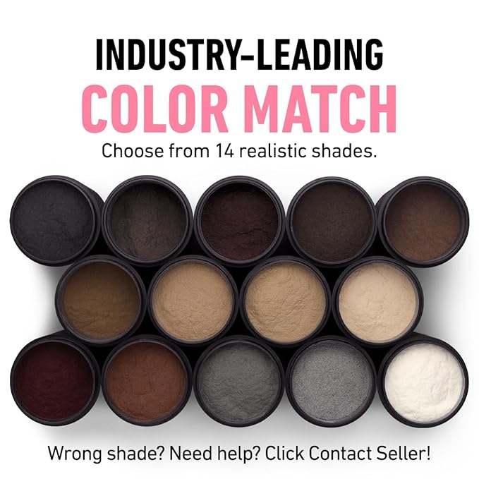 BOLDIFY Hair Fibers (28g) - Fill In Thinning and Fine Hair for an Instantly Fuller, Thicker Look - 14 Shades for Women & Men - Ash Brown