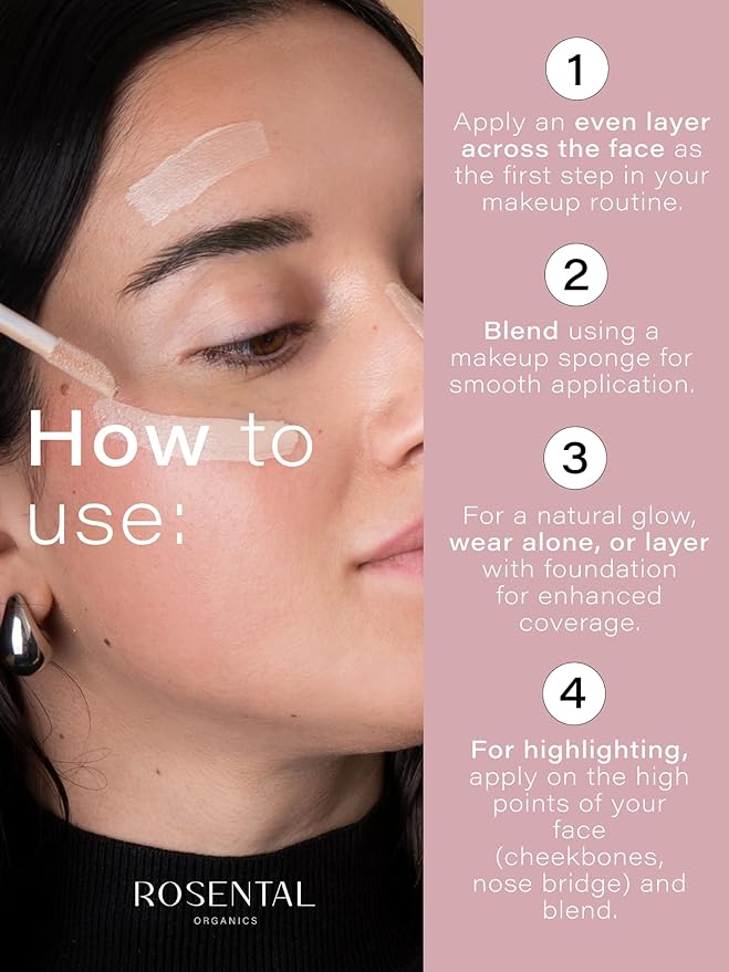 Organics BB Primer | with Niacinamide & Squalane – Pore-Refining, Illuminating, Hydrating Primer for a Fresh Glow Look and Smooth Texture, 25 ml