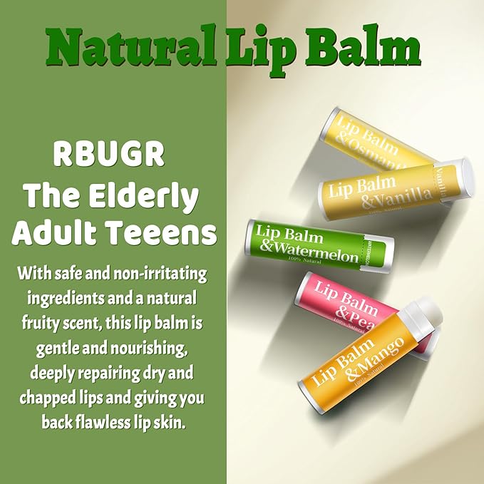 126 Pcs Lip Balm Bulk, 12 Flavored Pack of Lip Balms Natural Lip Balm Pack Moisturising Organic Lip Balm Set for Cracked Lips, Bulk Gifts Stocking Stuffers Party Favors(4.2g/0.15oz)