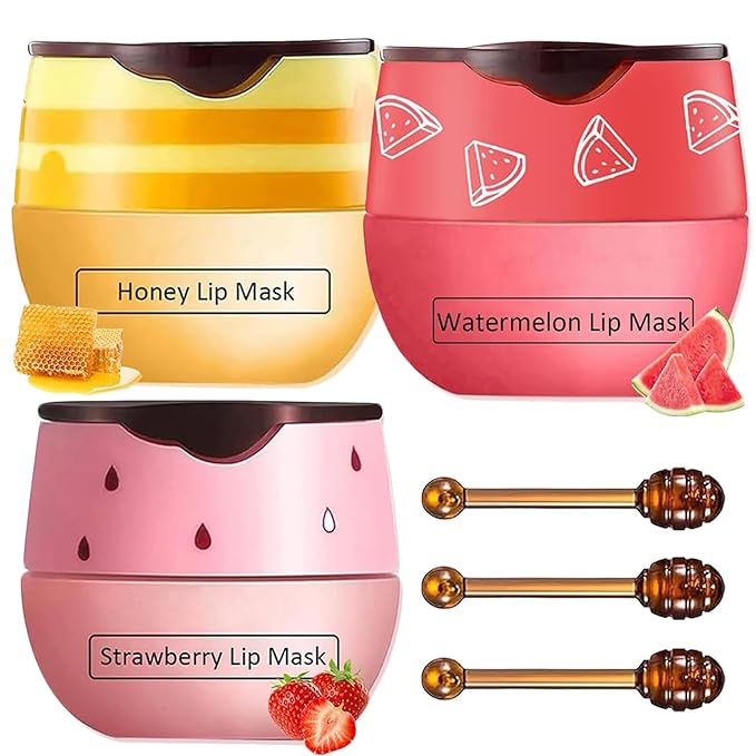 3 PCS Bee Lip Balm Honey Lines