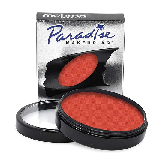 Mehron Makeup Paradise Makeup AQ Pro Size | Stage & Screen Performance, Face & Body Painting, Beauty, Cosplay, and Halloween | Water Activated Face Paint, Body Paint 1.4 oz (40 g) - Coral