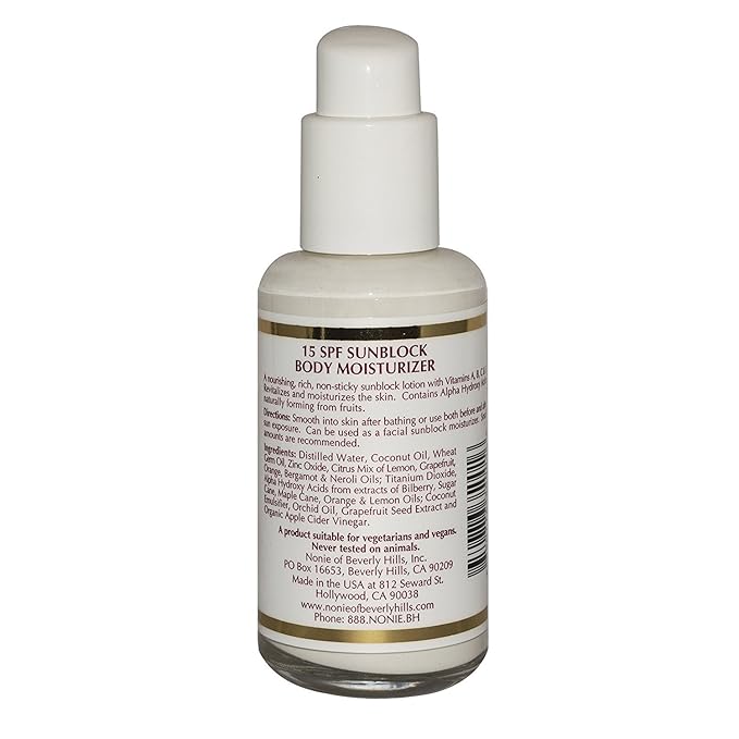 Nonie AHA All-Natural 15 SPF