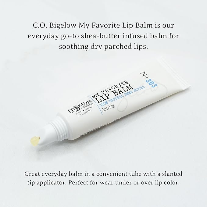 C.O. Bigelow Lip Balm Tube Trio, oz