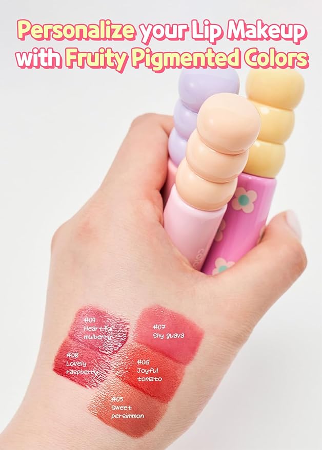 COLORGRAM Fruity Glass Tint 07 Shy Guava | Lip 11 Oz