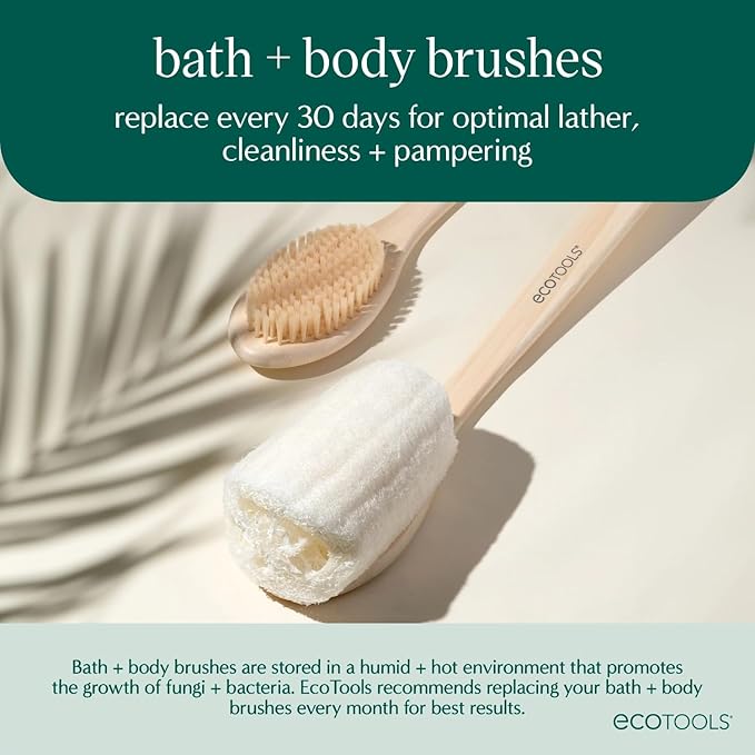 Ecotools dry body brush, dry