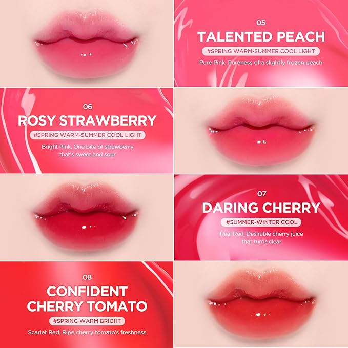 lilybyred Bloody Liar Coating Tint | Korean Glossy Lip Stain, Vivid & Juicy Color, Syrupy Shine, Moisturizing, Long-Lasting & Smudge-Proof, Non-Sticky, Lightweight, 0.14 oz. (05 Talented Peach)