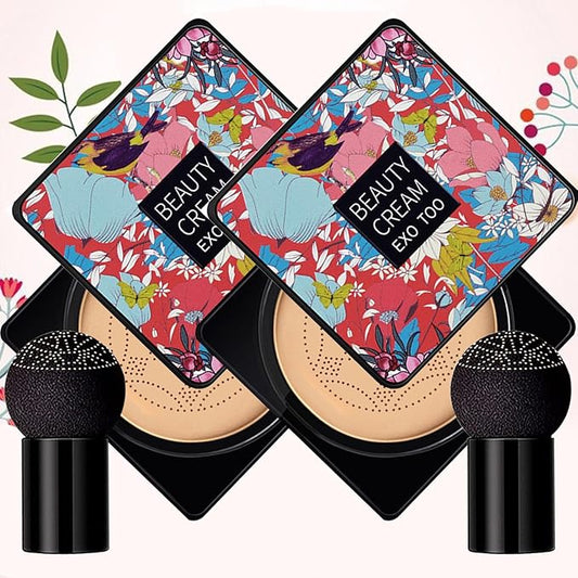 2 Pack Beauty Cream EXO TOO Foundation, Beauty Head Sponges