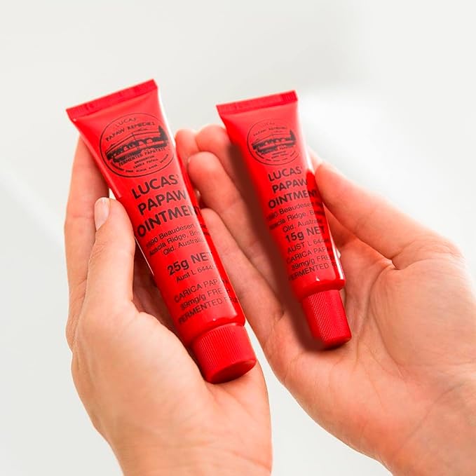Lucas Pawpaw Lip Ointment, Lucas Pawpaw Cream, Lucas Pawpaw Ointment for Lips & Dry Skin (15 Gram & 25 Gram)