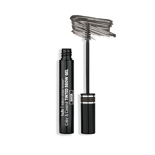 bdb Color & Control Tinted Eyebrow Gel - Effortless Brows, Waterproof Formula, Raven Black