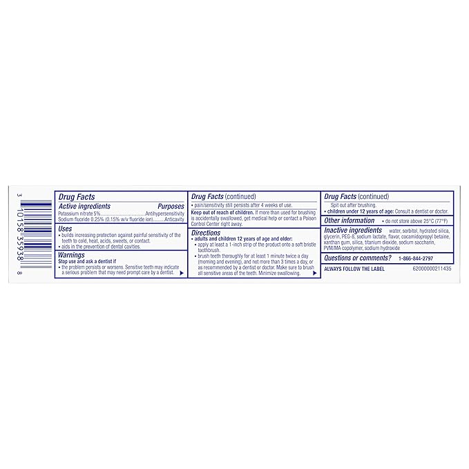 Sensodyne Pronamel Clinical Enamel Strength Toothpaste, Whitening Action, 3.4 oz (3 Pack)