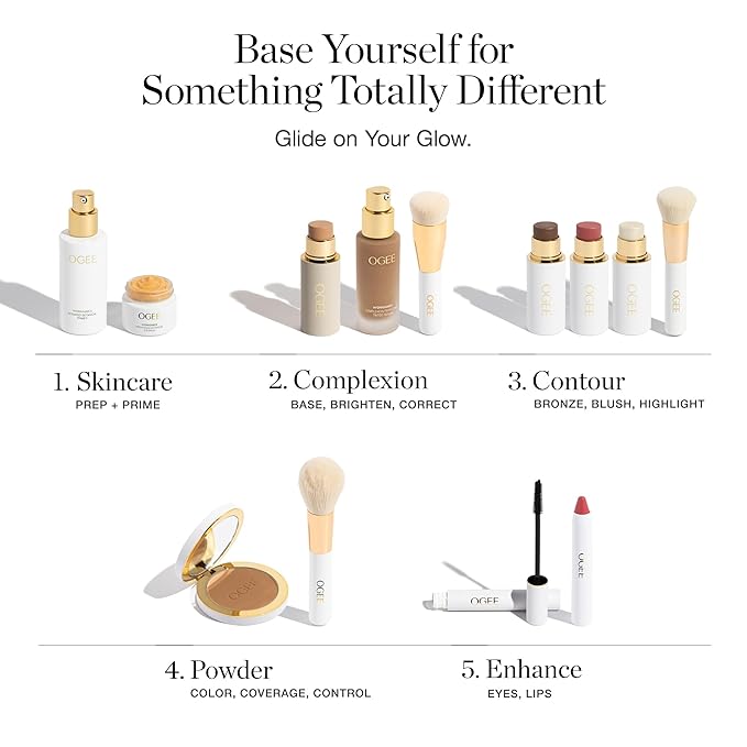 Ogee Complexion Perfecting Liquid Foundation - Lightweight Tinted Moisturizer For Face (Banyan 2.75W - Light Medium, Warm-Peach Undertones) - with Vitamin C & Jojoba Oil - Certified Organic