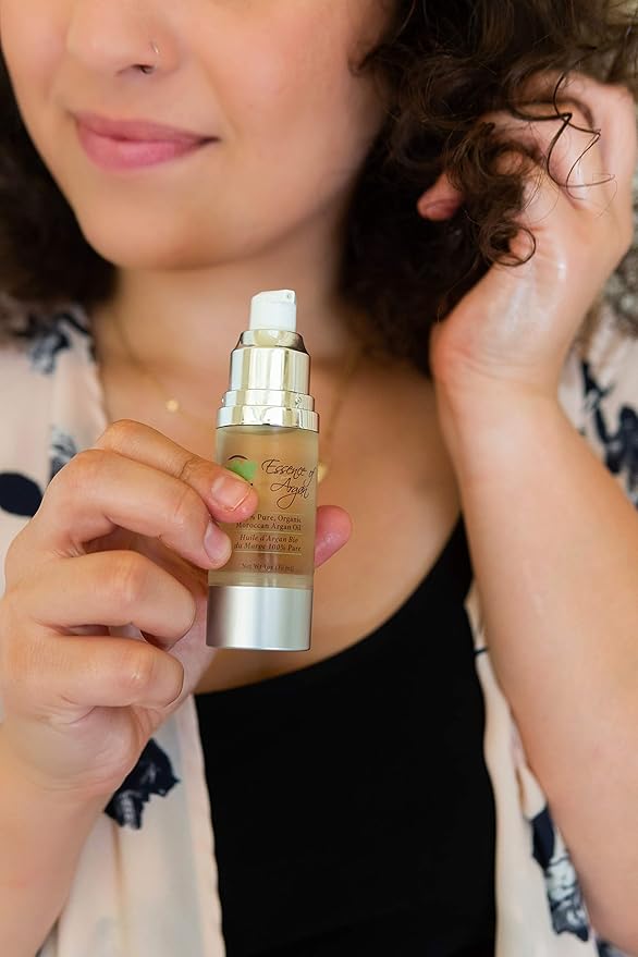 Essence Of Argan 100% Pure Moroccan Organic Argan Oil - Natural EcoCert Oil that Nourishes, Conditions and Moisturizes Your Skin, Hair and Nails