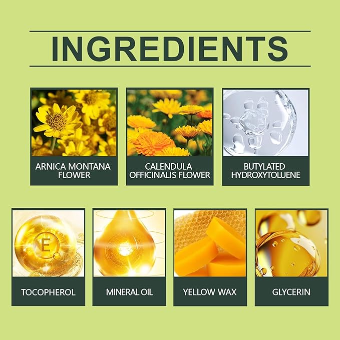 Miracle Balm, Soothing Balm for Joints, Back, Legs & Feet, Non-Greasy (3PCS)