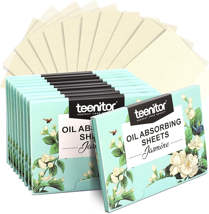 Teenitor Oil Absorbing Sheets for Face, 1000 Sheets Oil Sheets