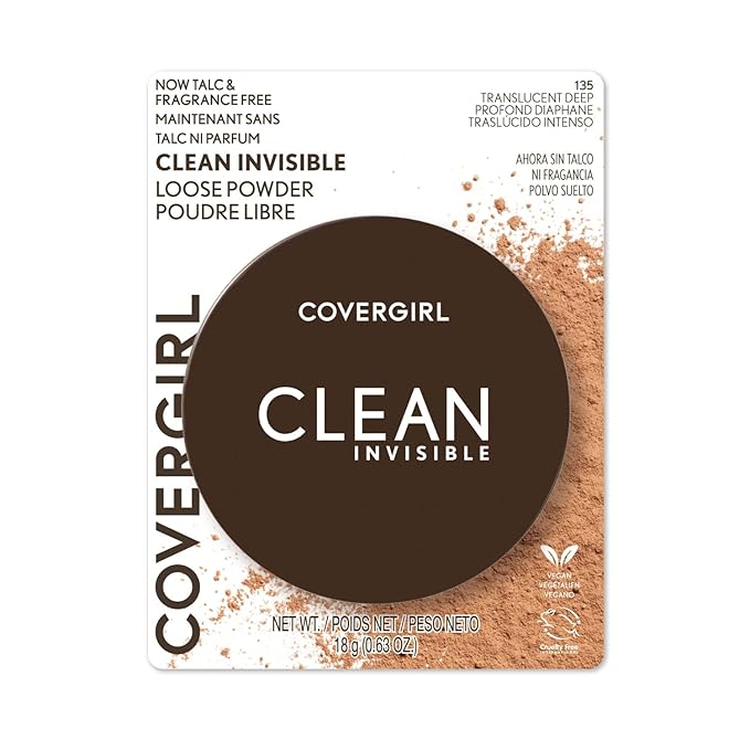 COVERGIRL Clean Invisible Loose Powder - Loose Powder, (0.7 oz) 20g