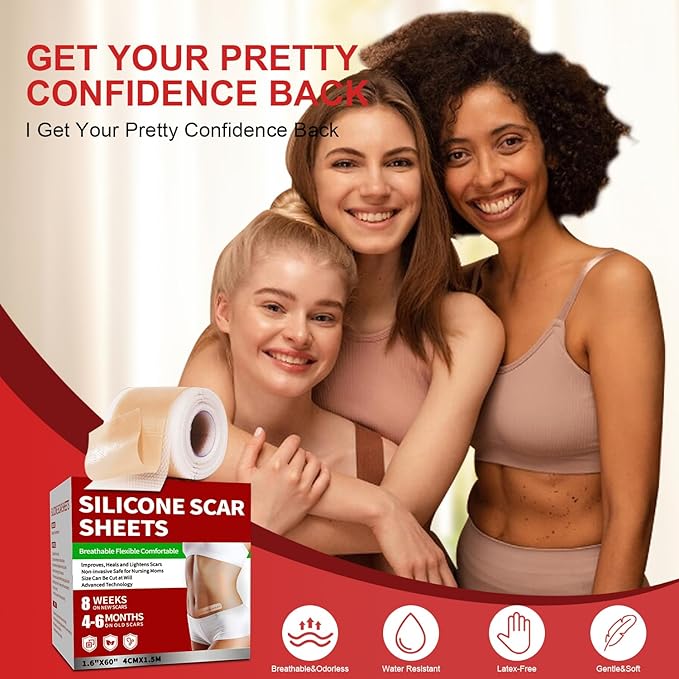 Silicone Scar Sheets (1.6¡±x 60¡± Roll-1.5M),