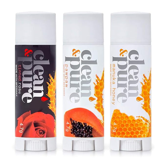 Bee Sweet Lip Balms, 3 Pack