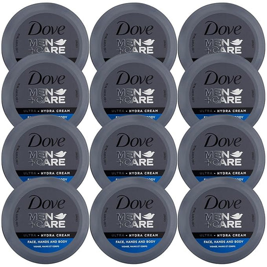 Dove Men+Care Ultra Hydra Cream Lotion, 2.53 Fl Oz (Pack of 12)