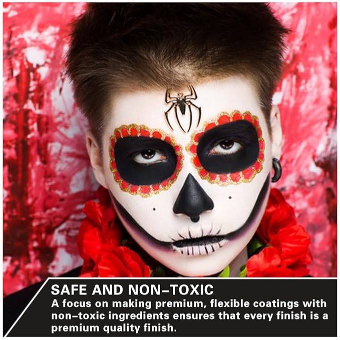 White Face Body Paint Halloween Cosplay Clown Zombie Costume Sfx Makeup Professional Oil Based Cream Face Paint Palette for Adults and Kids