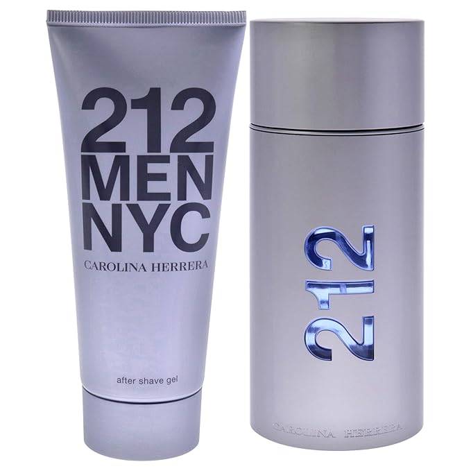 Carolina Herrera 212 NYC by Carolina Herrera for Women - 2 Pc Gift Set 3.4oz EDT Spray, 3.4oz After Shave Gel