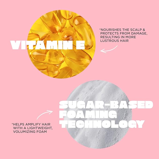 Cake Beauty Volumizing Mousse, The Big Wig - High Volume, Flexible Hold Hair Mousse with 450 F Heat Protection - For All Hair Types - 8.4 oz