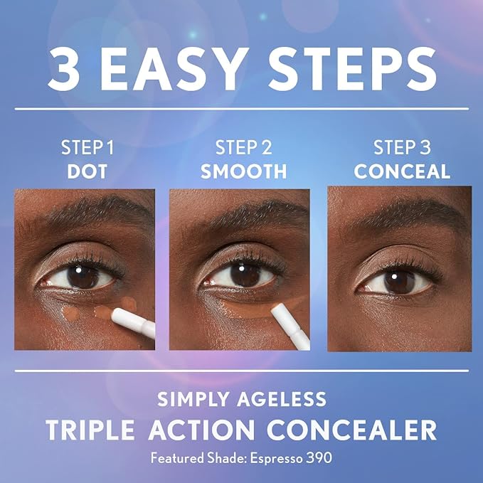 COVERGIRL Simply Ageless Triple Action Concealer, Buff Beige, of 1