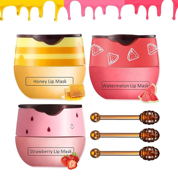 Bee Lip Balm Honey Pot,3 PCS Lines