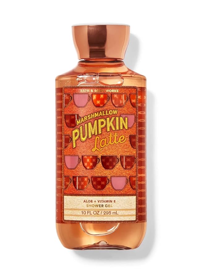 Bath & Body Works, Marshmallow Pumpkin Latte Signature Collection Shower Gel, White Citrus, 10 Ounce (Marshmallow Pumpkin Latte)
