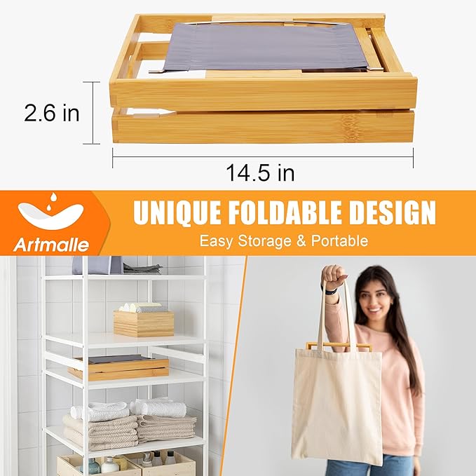 Artmalle luxury bathtub caddy tray