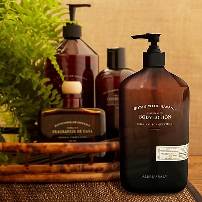 Archipelago Botanicals Botanico De Havana Lotion, Moisturizing Sugar Cane Pineapple & Orange Body Lotion for Soft, Healthy Skin, Paraben Free, Phthalate Free, 15.3 oz