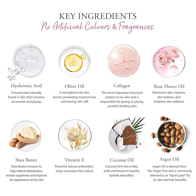 Mother's Day Gift, Spa Gifts 28pcs Rose Facial Skin Care Set for Women, Face Cream, Bath Oil, Serum, Shower Accessories - Bath and Body & Facial Kit - Birthday, Christmas, Valentine's, Bridal Shower