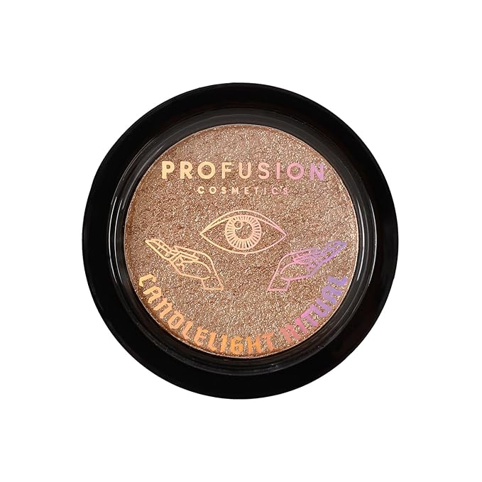 Profusion Cosmetics Candlelight Ritual Highlighter, Unleash Your Inner Glow and Illuminate Your Look with Premium Cream to Powder Beauty Tool for Effortless Glamour