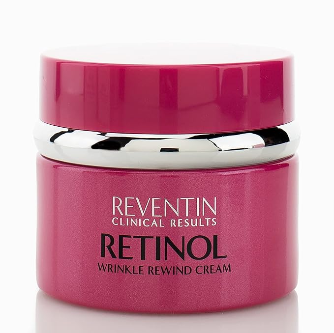 Clinical Results Retinol Wrinkle Rewind Anti Aging Face Lotion Moisturizer For Wrinkles, Age Spots, & Dry Skin - Retinol Night Cream with Aloe Vera, Vitamin E, & Niacinamide, 1.5 Fl Oz