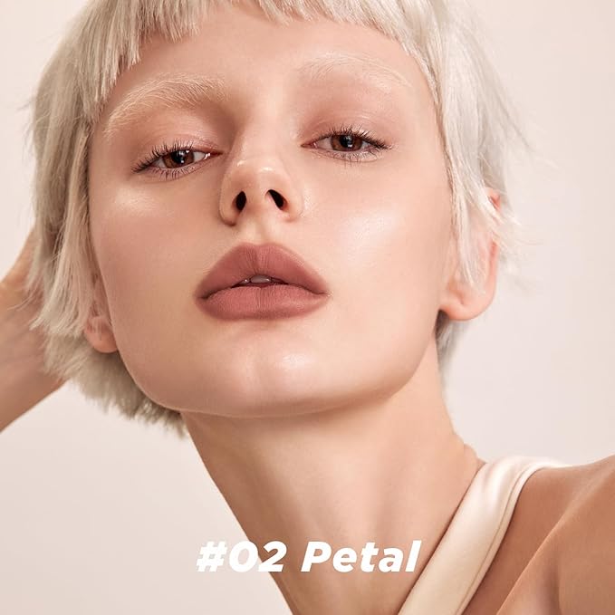 ITY Velvet Matte Finish Lip Stain-Mousse Textured Lip Clay, Conceals Lip Lines, Rich Pigment Lip Tint Lipsticks,2 Pack, 0.14 oz (4g) in Petal, Berrylicious