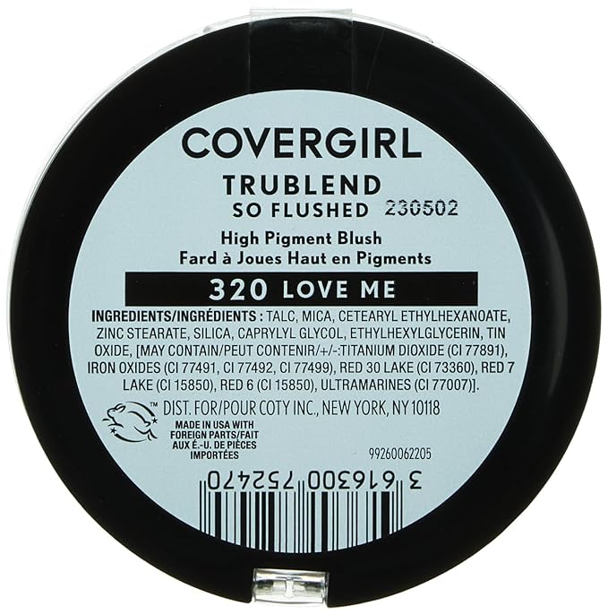COVERGIRL Trublend So Flushed High Pigment Blush, Love Love Me, 0.33 Oz