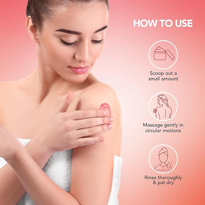 Botanic Hearth Hibiscus Body Scrub Exfoliator | Hydrating Raw Sugar Scrub | Natural Body Scrub For Skin Care, Stretch Marks, Acne & Cellulite, Eczema, Age Spots & Varicose Veins | 10 Oz