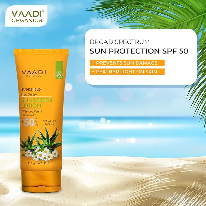 Vaadi Herbals Sunscreen Lotion SPF-50,