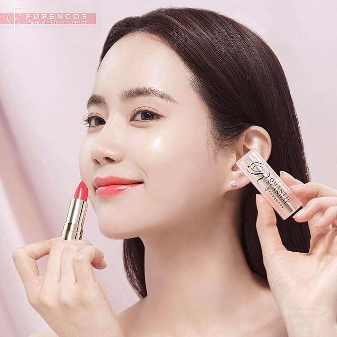 Tinted Lip Balm Hydrating 0.11oz, Glow Pink Shade, Glossy High Pigmentation, Sheer and Smooth, Mositurizing, Natural Color (Red Scarlet)