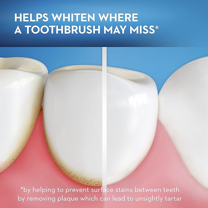 Oral-B Charcoal Infused Mint Dental Floss Picks, 75 Count, Pack Of 4