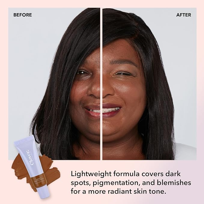 Clover Skin Is In Serum Foundation | Hydrating Face Serum, Lightweight Foundation, Cruelty-Free & Vegan | With Squalane And Sunflower Seed Wax | 30 ml - Shade 12 (Dark)