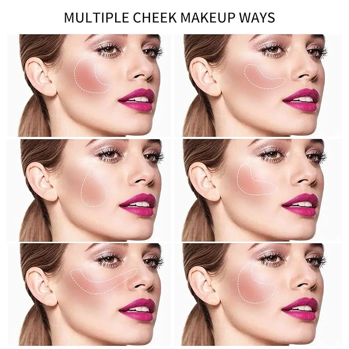 Boobeen Powder Blush Matte Blush, Highly Pigmented Beauty