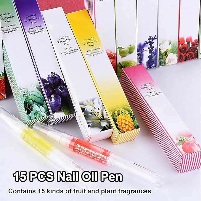 15 PCS Cuticle Oil Pens