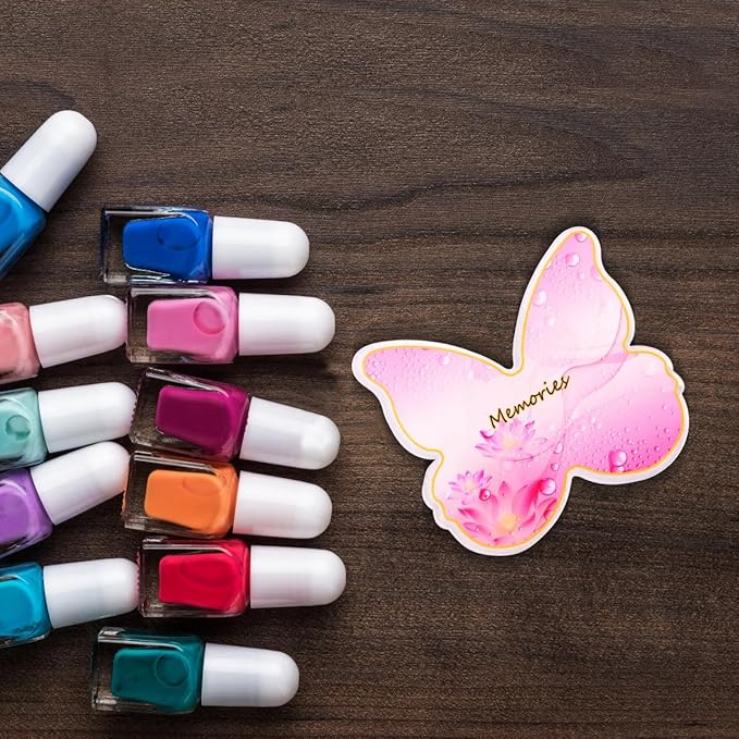 Resin Nail Art Palette: 2PCS Nail Art Palette Makeup Resin Mixing - Makeup Plate Nail Plates for Nail Art Nail Tip Holder Nail Art Display