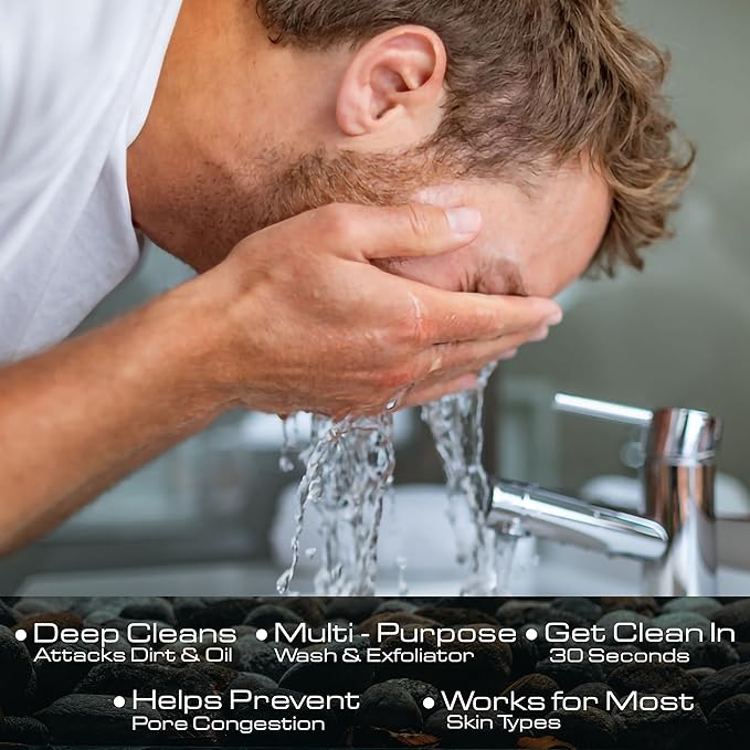 Geir Ness Face Scrub - Exfoliates Skin - Nourishing Facial Scrub for Clogged Pores