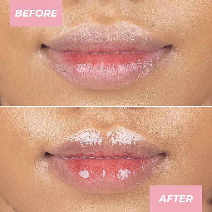 MCoBeauty Lip Oil Hydrating Treatment, Clear, Moisturizing Shine for Naturally Beautiful Lips, Vegan, Cruelty Free Cosmetics