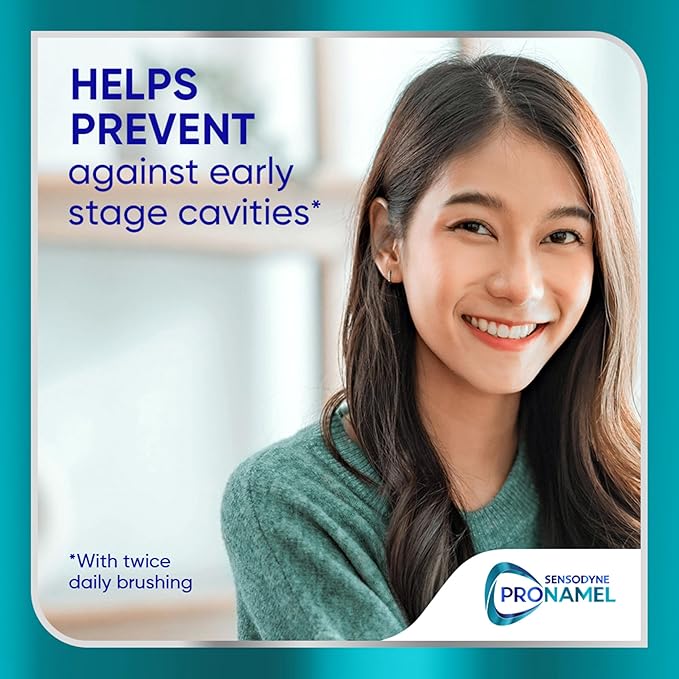 Sensodyne Pronamel Clinical Enamel Strength Toothpaste, Whitening Action, 3.4 oz (3 Pack)