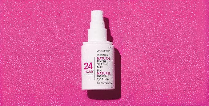 wet n wild Photo Focus Setting Mist, 24HR Wear, Lightweight & Nourishing with Provitamin B5 & E, Suitable for All Skin Types, Cruelty-Free & Vegan- Matte Finish